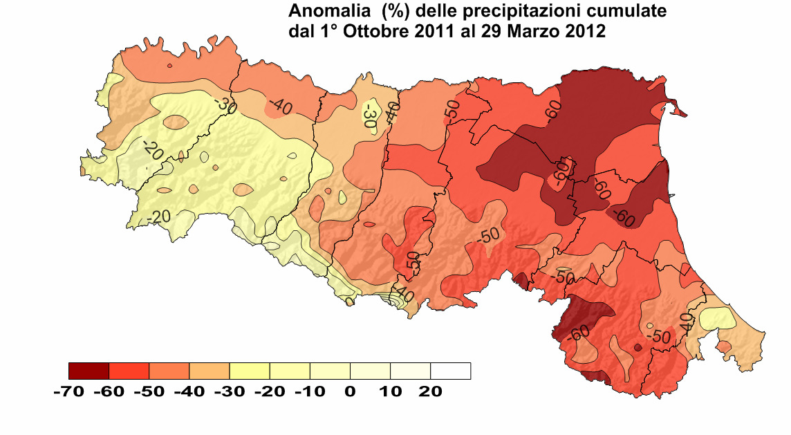 Molte tra le coltivazioni erbacee o i fruttiferi e vigneti in allevamento hanno iniziato i processi irrigui in marcato anticipo, seguiti poi a breve distanza dalla maggior parte delle colture arboree.