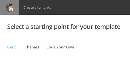Create a template Per creare il template con codice HTML Template base e semplice, da
