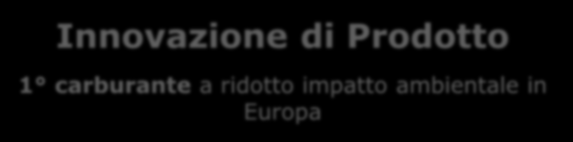 Bioraffineria Innovazione di Prodotto 1 carburante a ridotto impatto