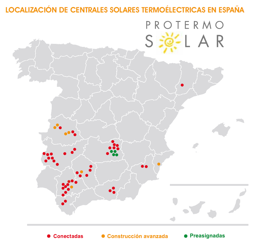 Le opzioni tecnologiche per il campo solare SPAGNA 45 impianti