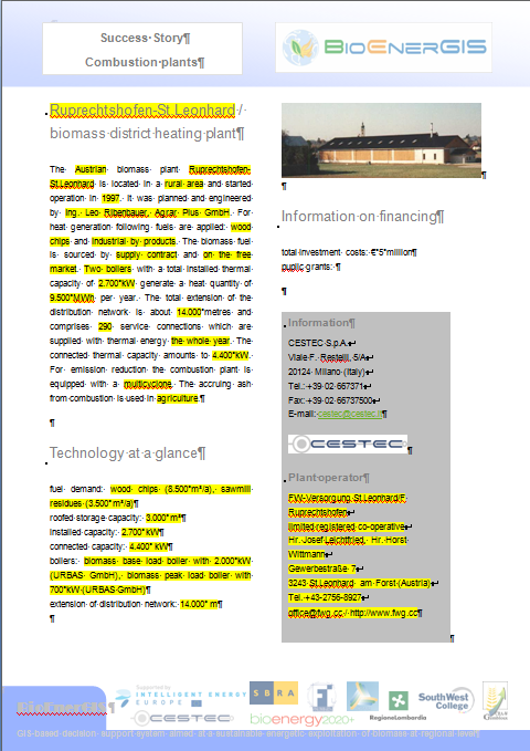 Quali azioni, quali soggetti possono favorire il processo verso la progettazione e la costruzione di una rete di teleriscaldamento a biomassa? (1) 1.