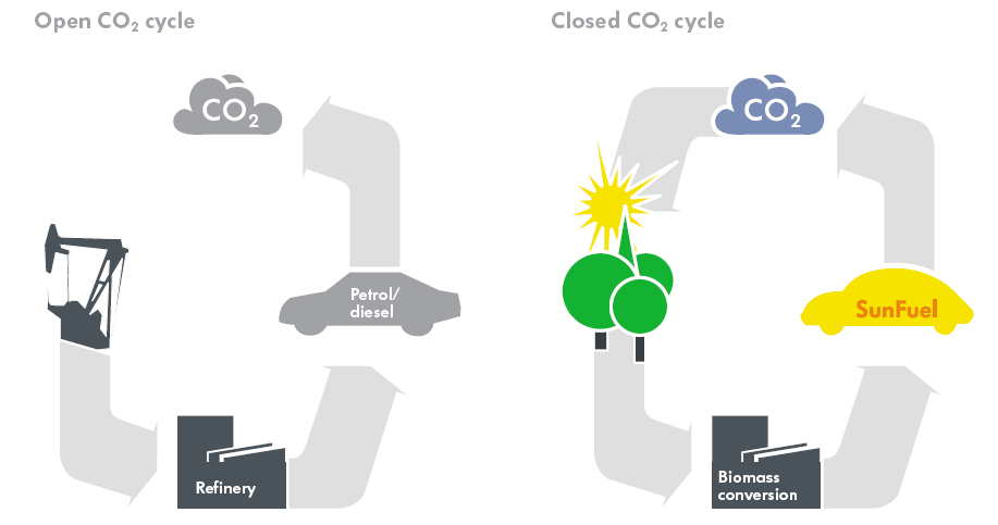 I BIOCOMBUSTIBILI Bilancio teorico nullo di CO 2 Potenziale riduzione (modesta) di inquinanti allo scarico biofuel Il 100 % della CO2 emessa allo