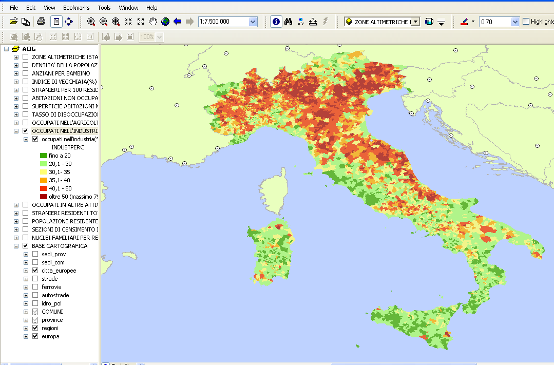 ESEMPLIFICAZIONE 3: Stranieri per 100