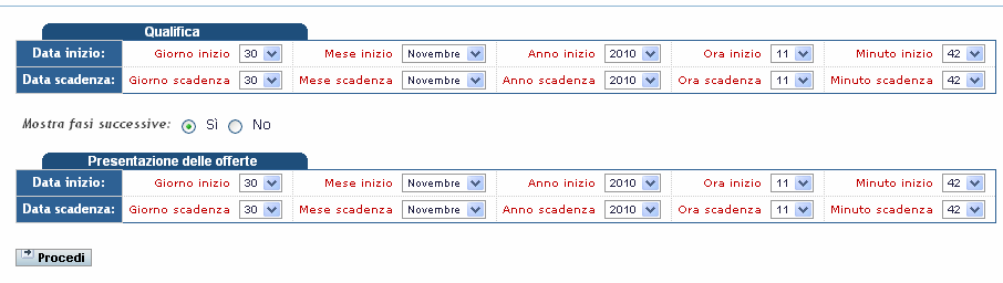 13. Selezionare il passo successivo da completare 14.