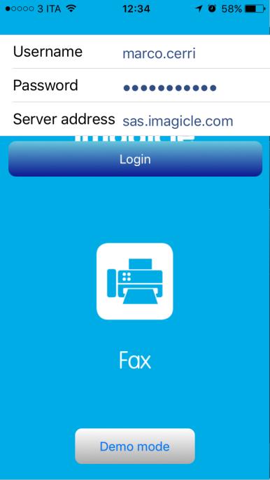 7 Fax dallo smartphone o dal tablet Imagicle Fax è un'app client Stonefax sviluppata per dispositivi ipad/iphone e Android, che consente di inviare e ricevere fax in modo semplice e veloce dal