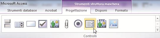 10. Passiamo quindi all'inserimento dei campi della tabella CD, trascinandoli nella maschera come abbiamo imparato, otteniamo il seguente risultato 11.