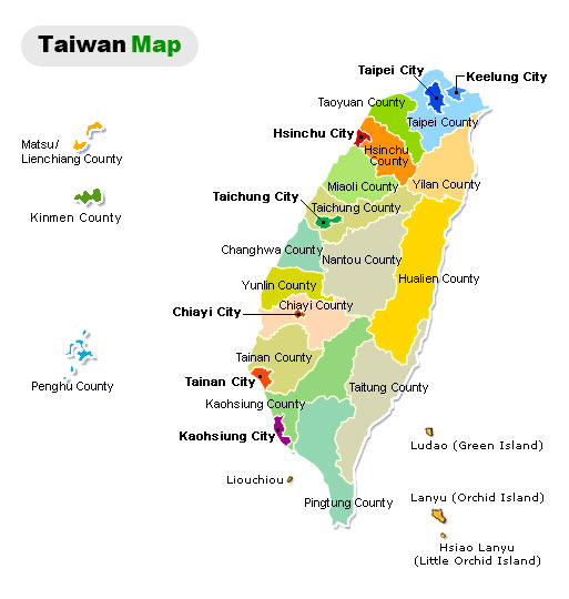 I dati principali di Taiwan Superficie:35.980 km 2 Popolazione: 23 milioni Capitale: Taipei PIL (2012):474.149 milioni di dollari (No. 27 nelmondo) Pil pro capite/ppp(2012) 38.500 dollari(no.