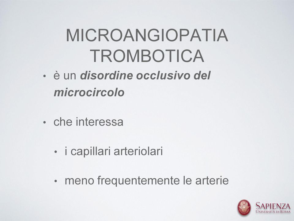 microcircolo che interessa i