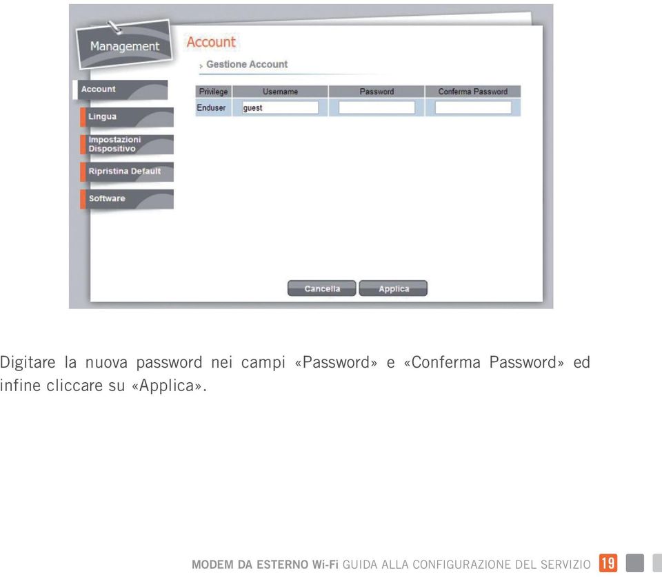 «Conferma Password» ed