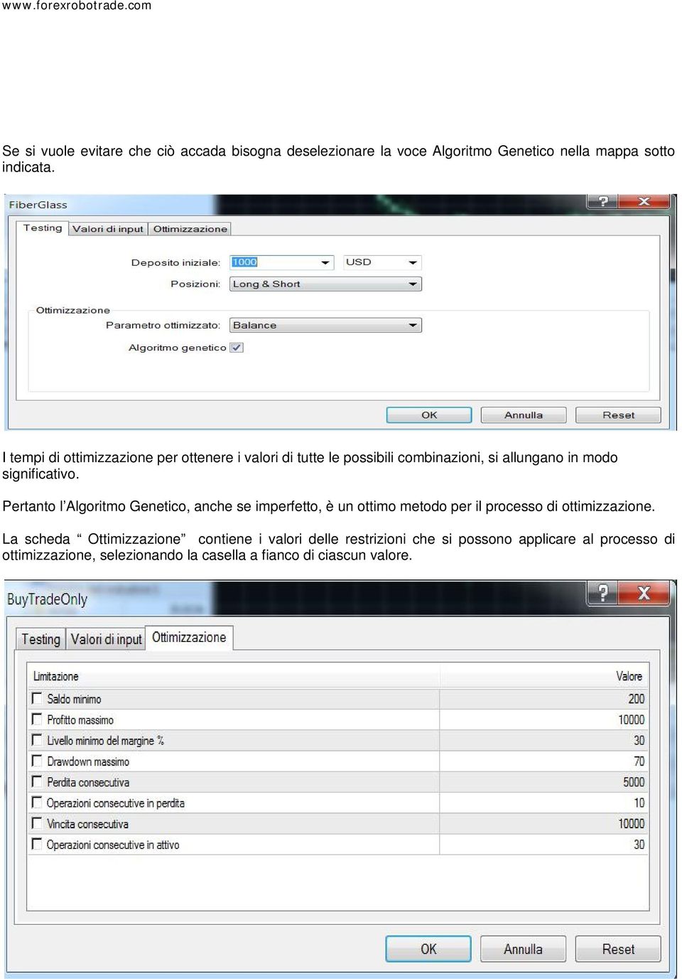 Pertanto l Algoritmo Genetico, anche se imperfetto, è un ottimo metodo per il processo di ottimizzazione.