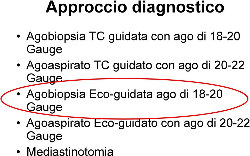 Gauge Agobiopsia Eco-guidata ago di 18-20 Gauge