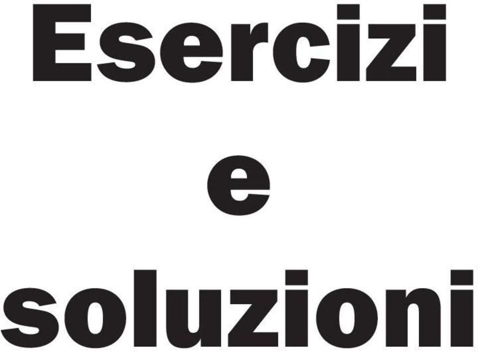 soluzioni