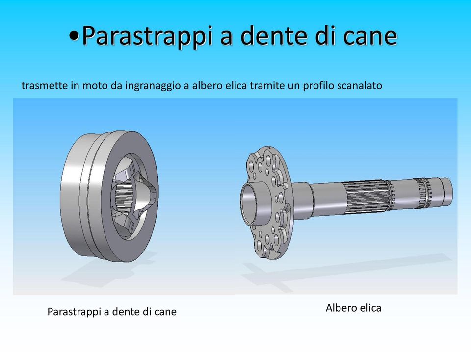 albero elica tramite un profilo