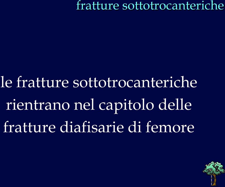 delle fratture diafisarie di