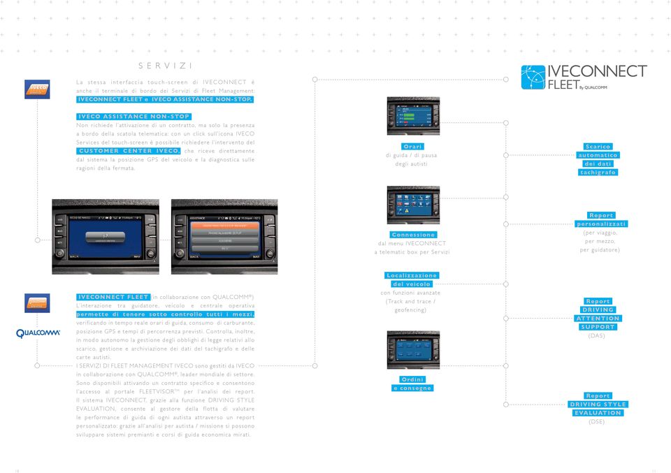 richiedere l intervento del CUSTOMER CENTER IVECO, che riceve direttamente dal sistema la posizione GPS del veicolo e la diagnostica sulle ragioni della fermata.