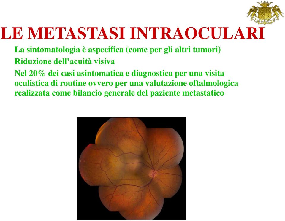 e diagnostica per una visita oculistica di routine ovvero per una