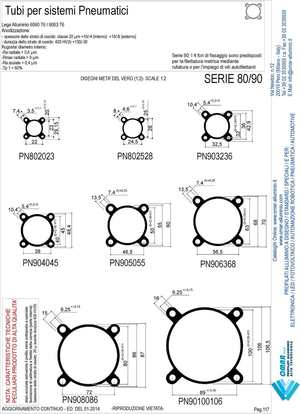 80/90 PN802023 PN802528 PN903236 PN904045 PN905055 PN906368 PN908086