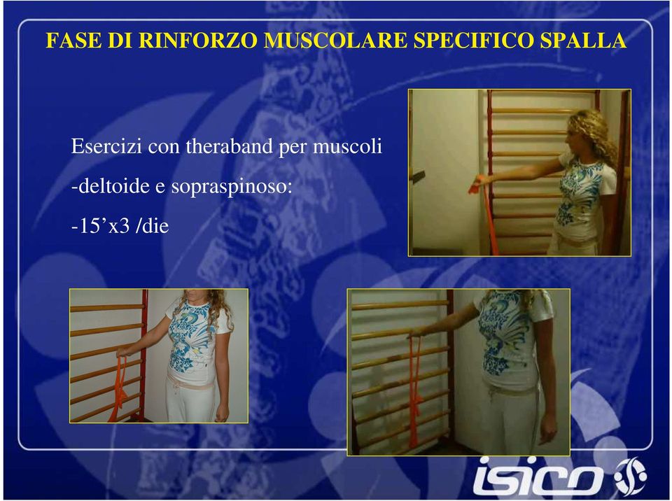 con theraband per muscoli