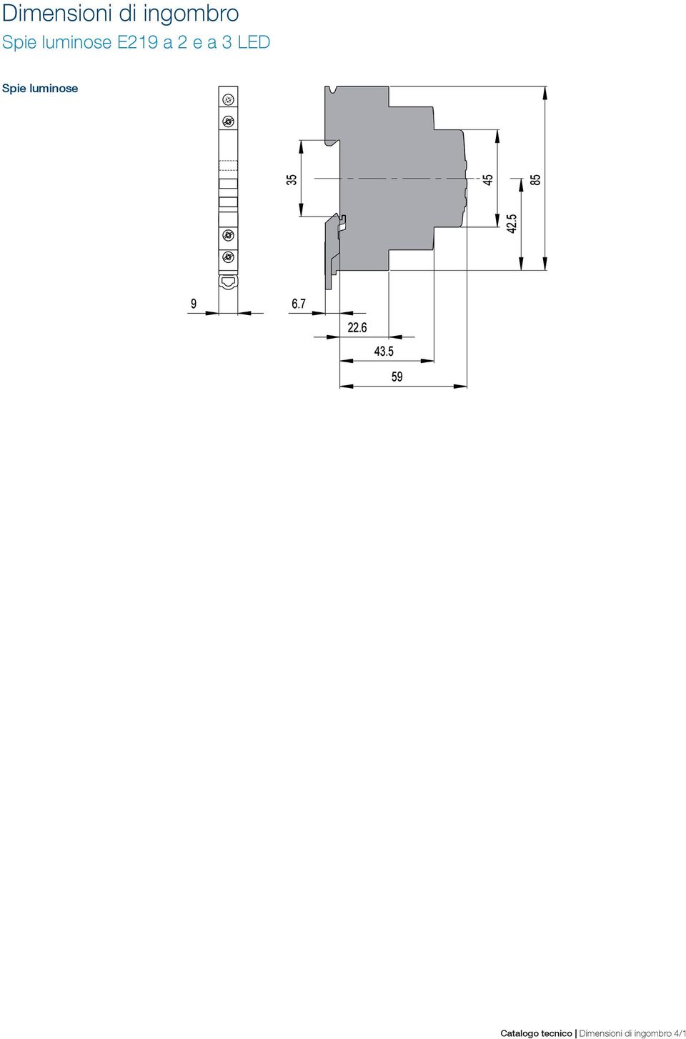 Spie luminose Catalogo