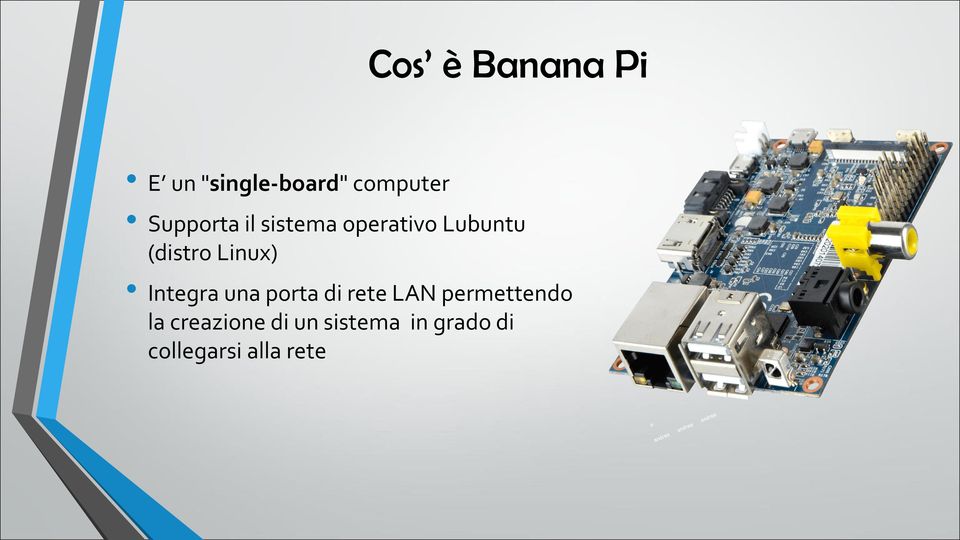Linux) Integra una porta di rete LAN permettendo
