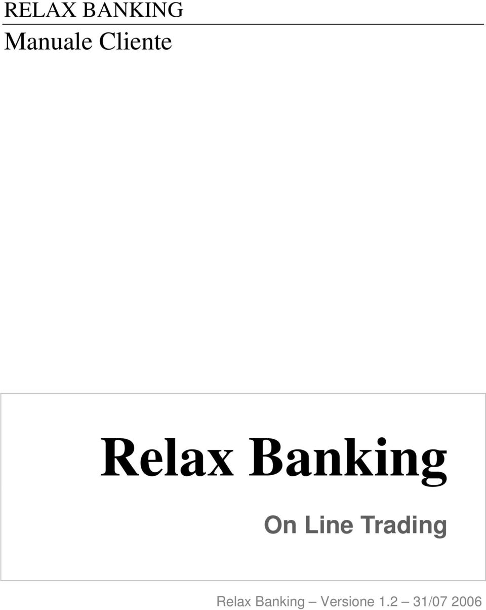 Line Trading Relax