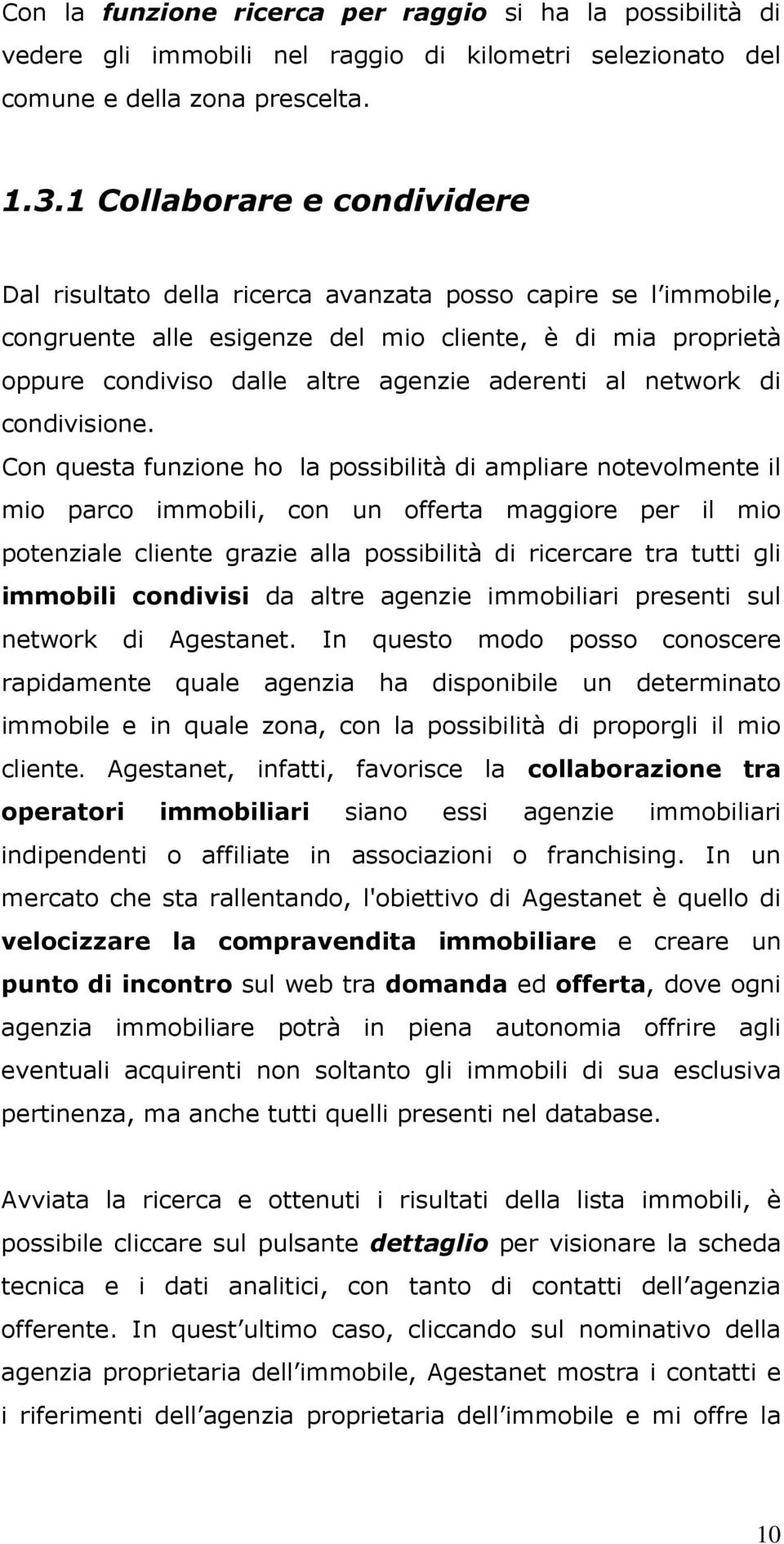 al network di condivisione.