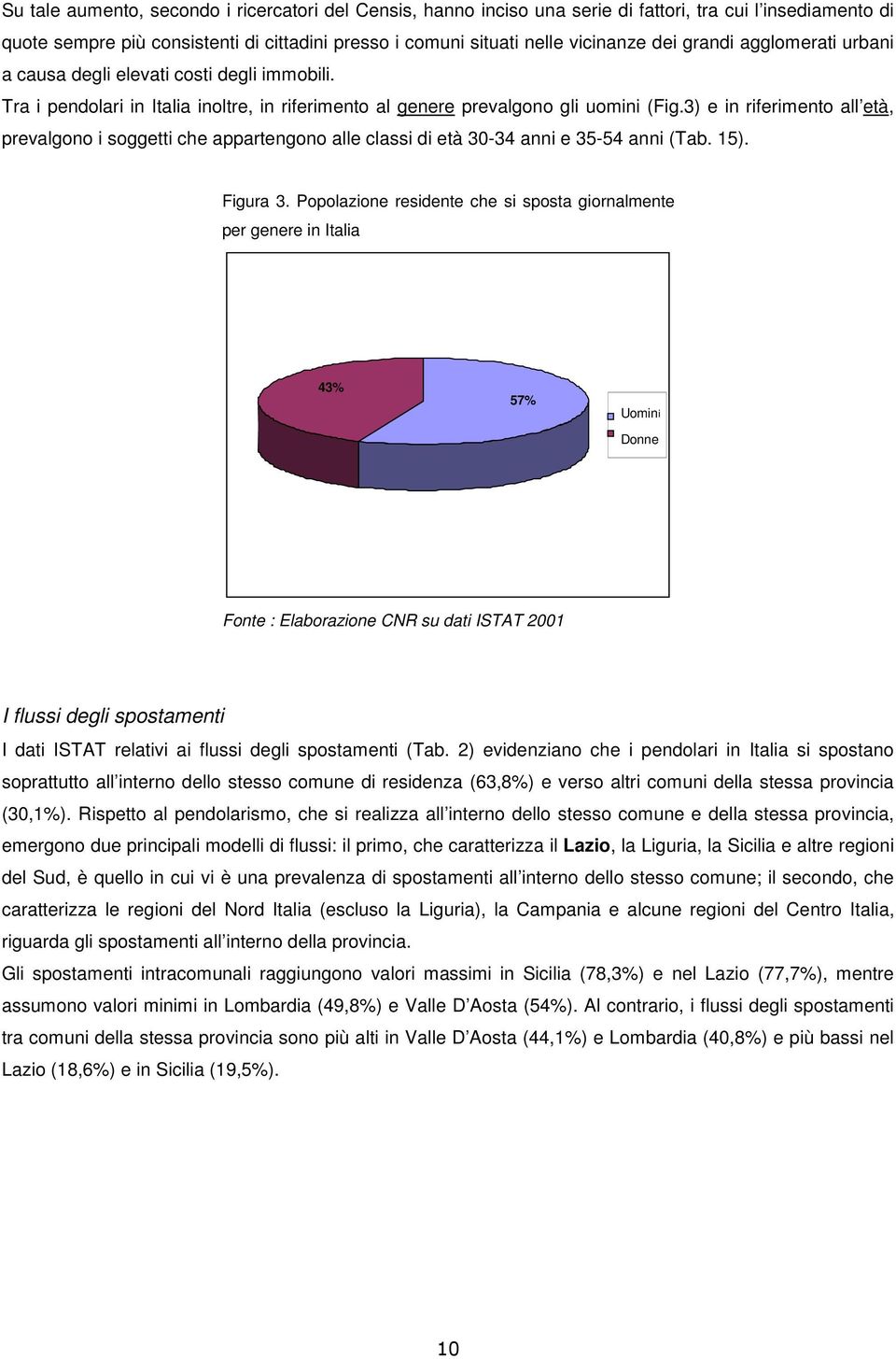 3) e in riferimento all età, prevalgono i soggetti che appartengono alle classi di età 30-34 anni e 35-54 anni (Tab. 15). Figura 3.