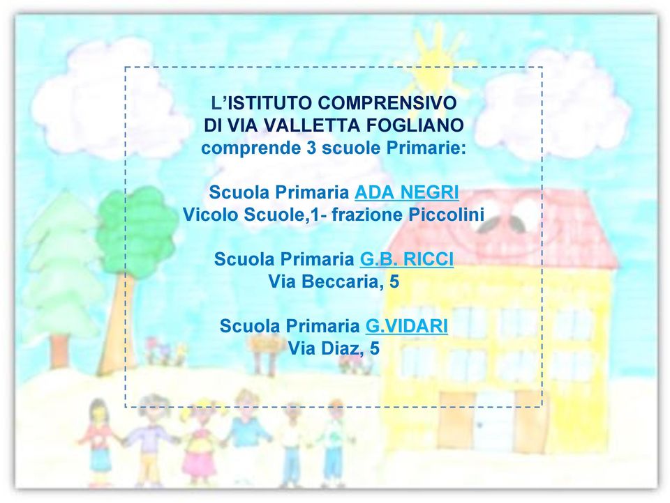 Vicolo Scuole,1- frazione Piccolini Scuola Primaria G.