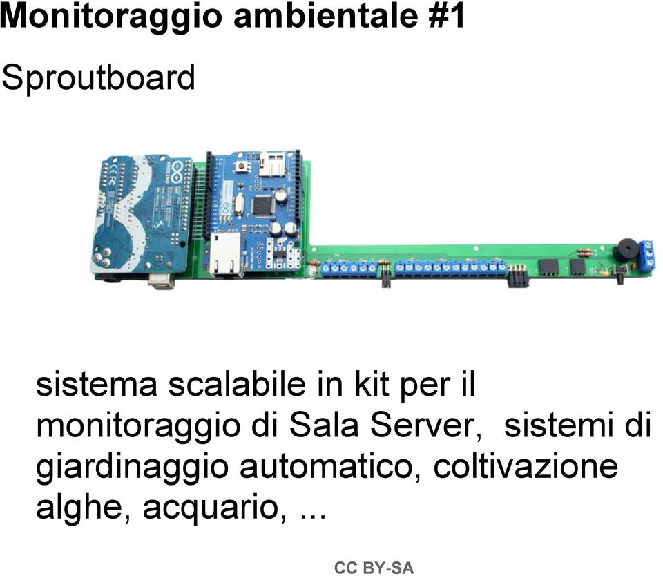 monitoraggio di Sala Server, sistemi di