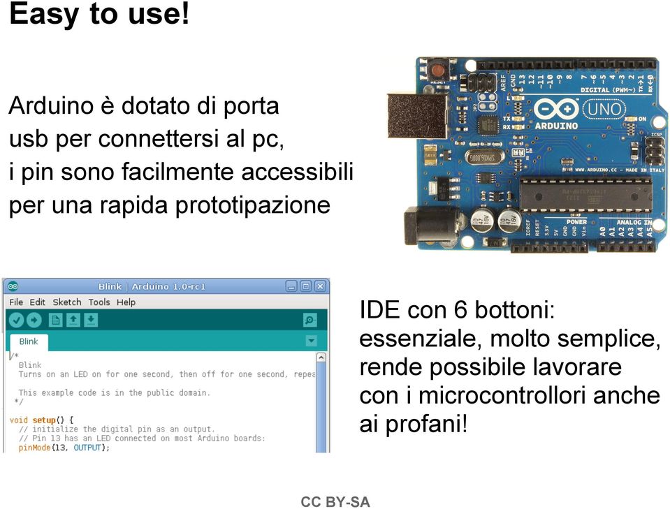 sono facilmente accessibili per una rapida prototipazione