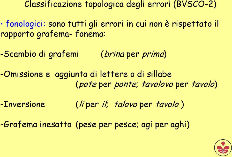 -Omissione e aggiunta di lettere o di sillabe (pote per ponte; tavolovo per tavolo)