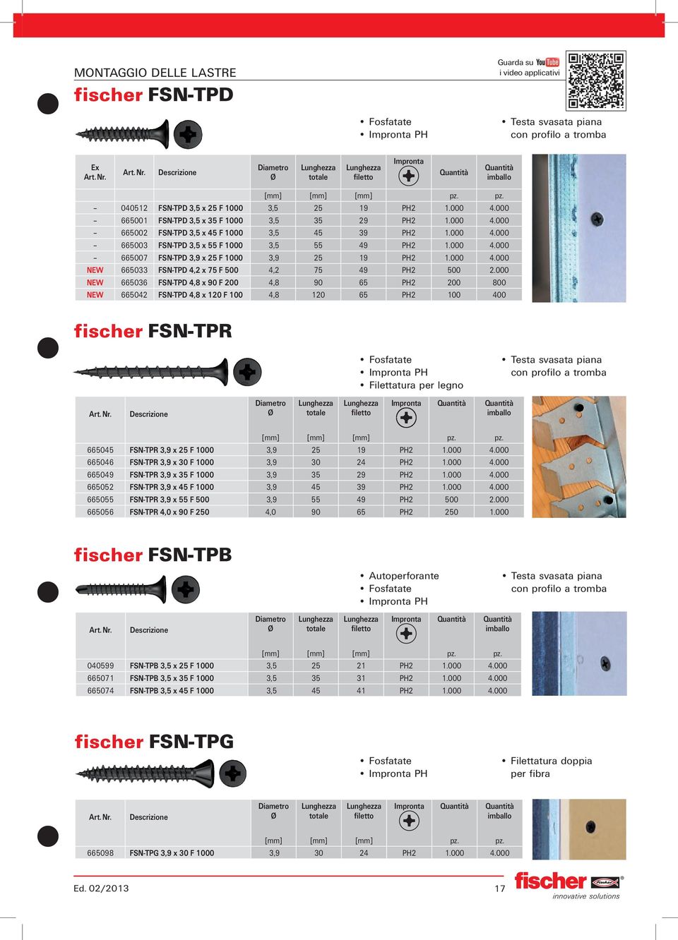 000 665001 FSN-TPD 3,5 x 35 F 1000 3,5 35 29 PH2 1.000 4.000 665002 FSN-TPD 3,5 x 45 F 1000 3,5 45 39 PH2 1.000 4.000 665003 FSN-TPD 3,5 x 55 F 1000 3,5 55 49 PH2 1.000 4.000 665007 FSN-TPD 3,9 x 25 F 1000 3,9 25 19 PH2 1.