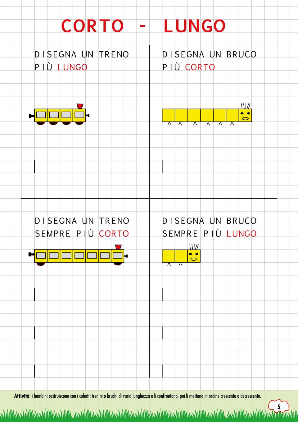 lunghezza e li confrontano, poi li