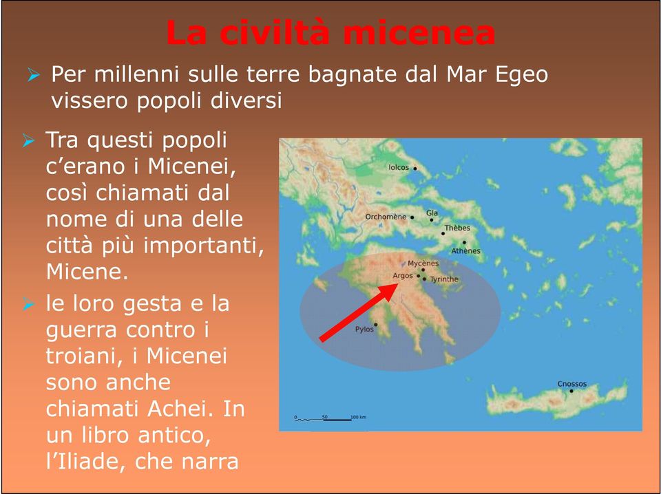 una delle città più importanti, Micene.