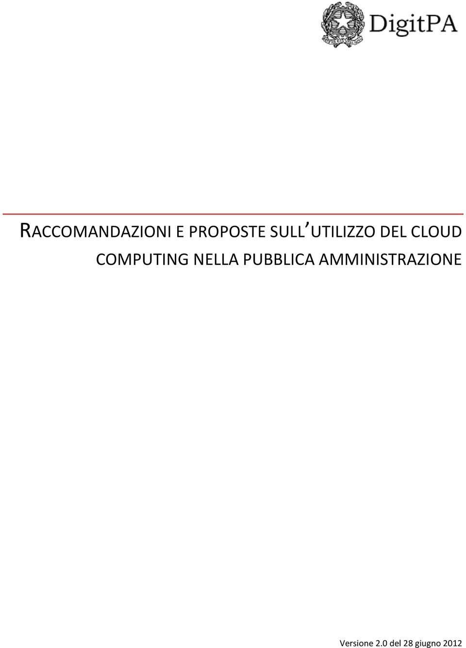 COMPUTING NELLA PUBBLICA