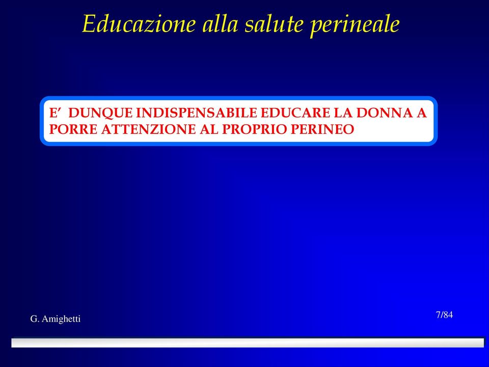 PORRE ATTENZIONE AL