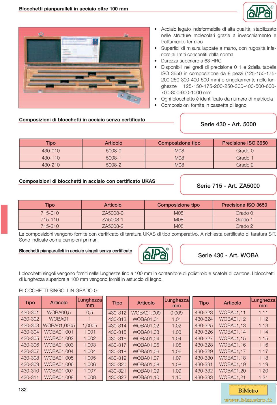 200250300400500 ) o singolarmente nelle lunghezze 255075200250300400500600 70080090000 Ogni blocchetto è identificato da numero di matricola Composizioni fornite in cassetta di legno Composizioni di