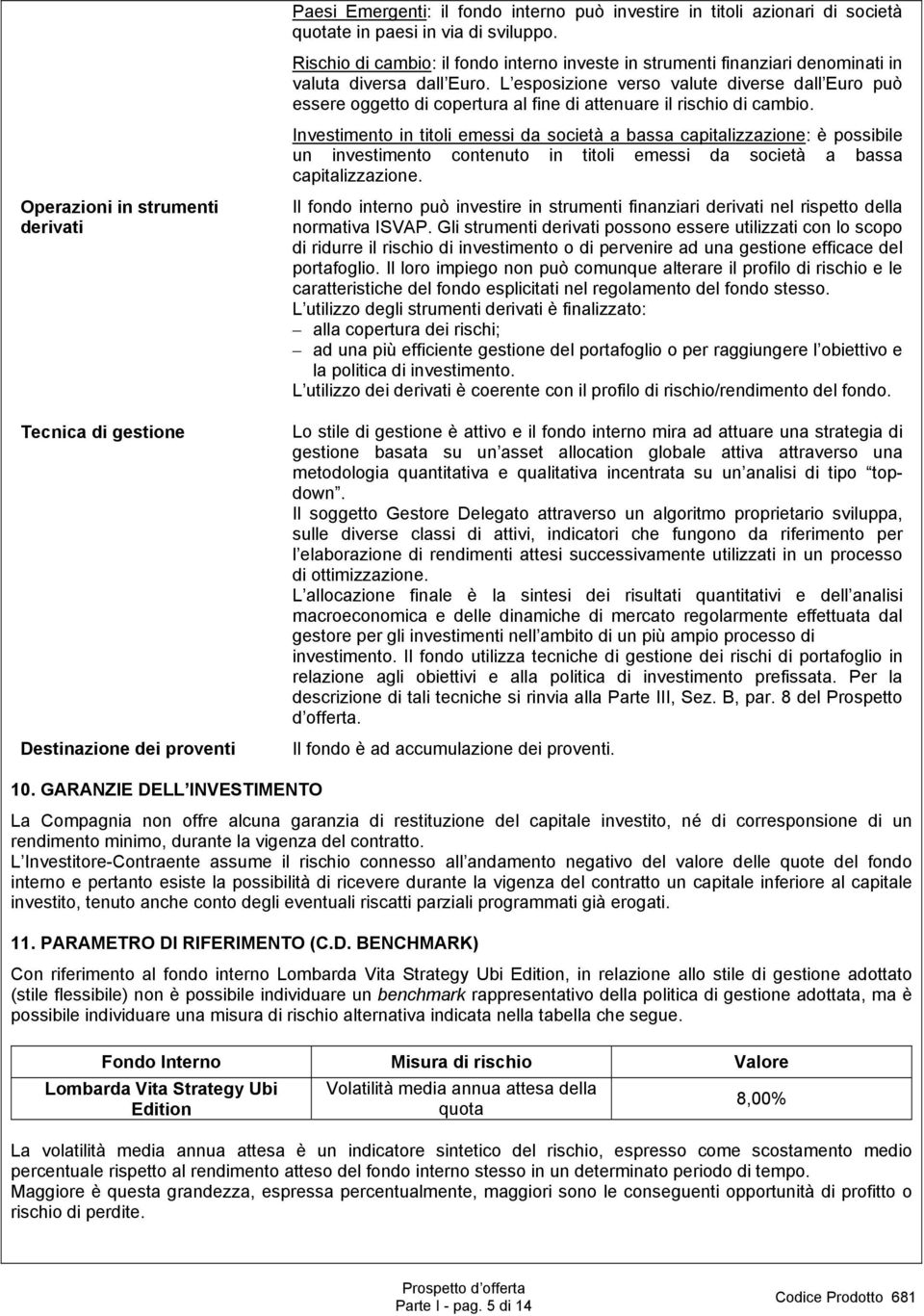 L esposizione verso valute diverse dall Euro può essere oggetto di copertura al fine di attenuare il rischio di cambio.