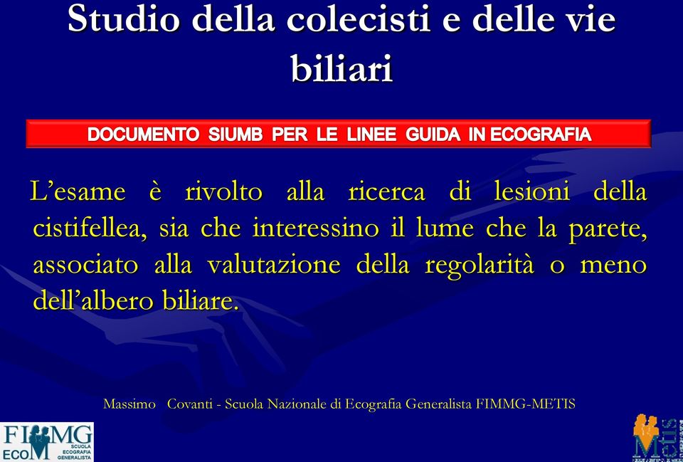 parete, associato alla valutazione della regolarità o meno dell albero