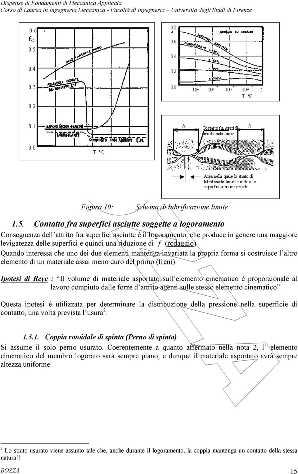 (rodaggio). Quado iteressa che uo dei due eleeti atega ivariata la propria fora si costruisce l altro eleeto di u ateriale assai eo duro del prio (frei).