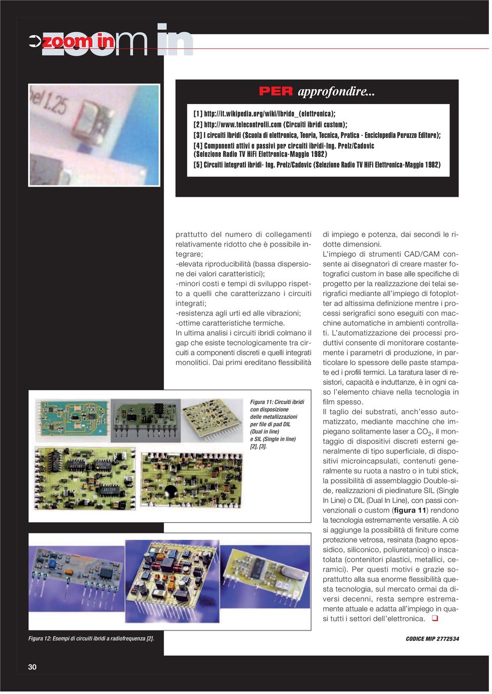 Prelz/Cadovic (Selezione Radio TV HiFi Elettronica-Maggio 1982) [5] Circuiti integrati ibridi- Ing.