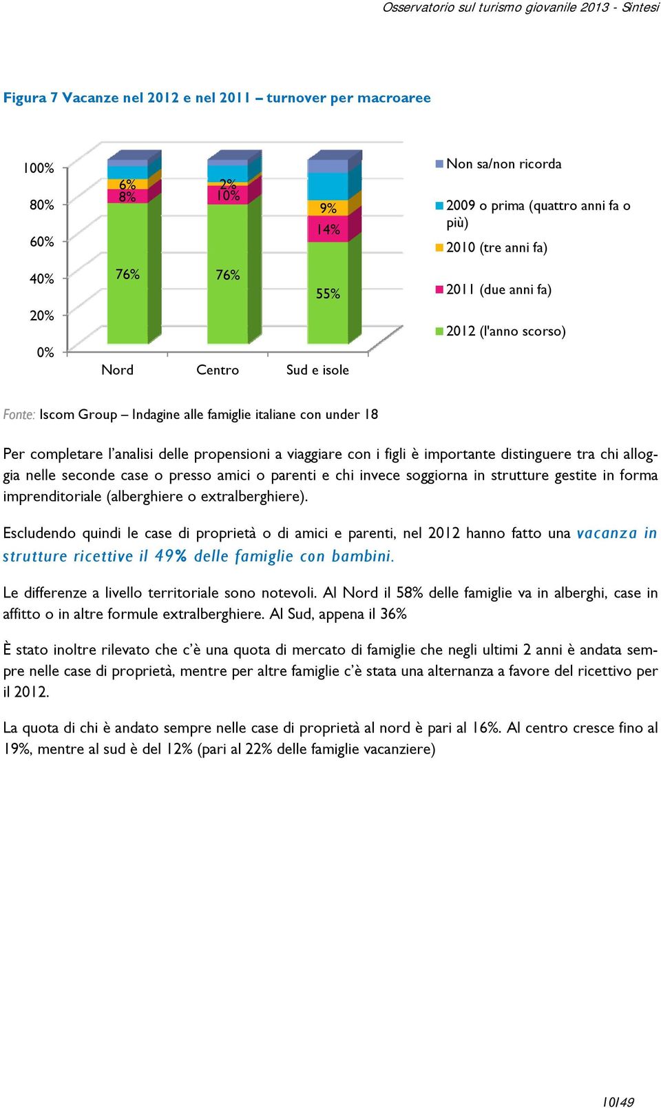 importante distinguere tra chi alloggia nelle seconde case o presso amici o parenti e chi invece soggiorna in strutture gestite in forma imprenditoriale (alberghiere o extralberghiere).