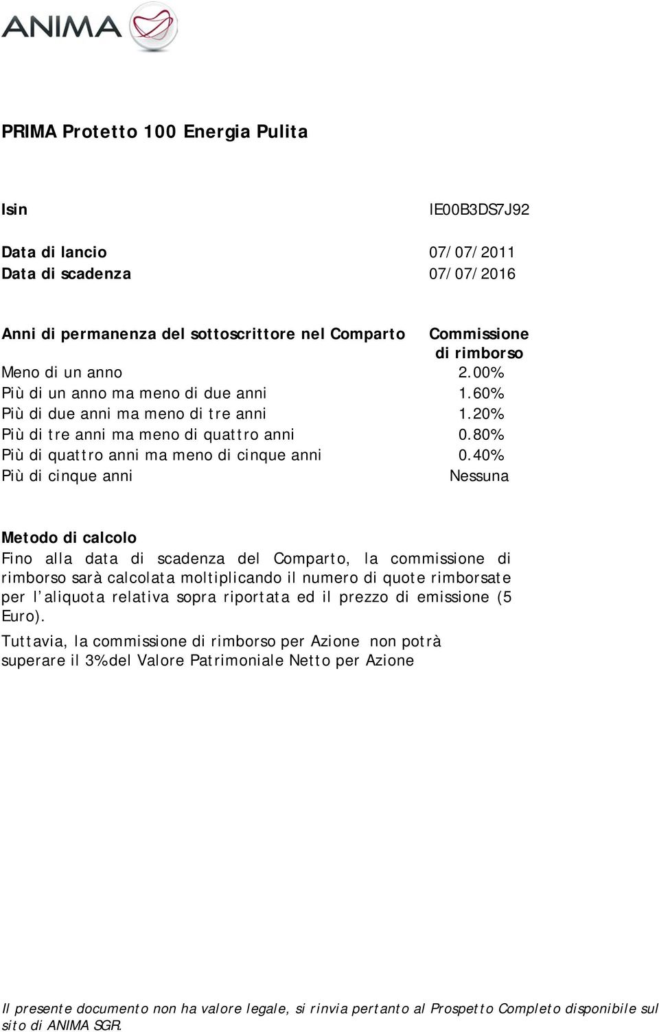 80% Più di quattro anni ma meno di cinque anni 0.