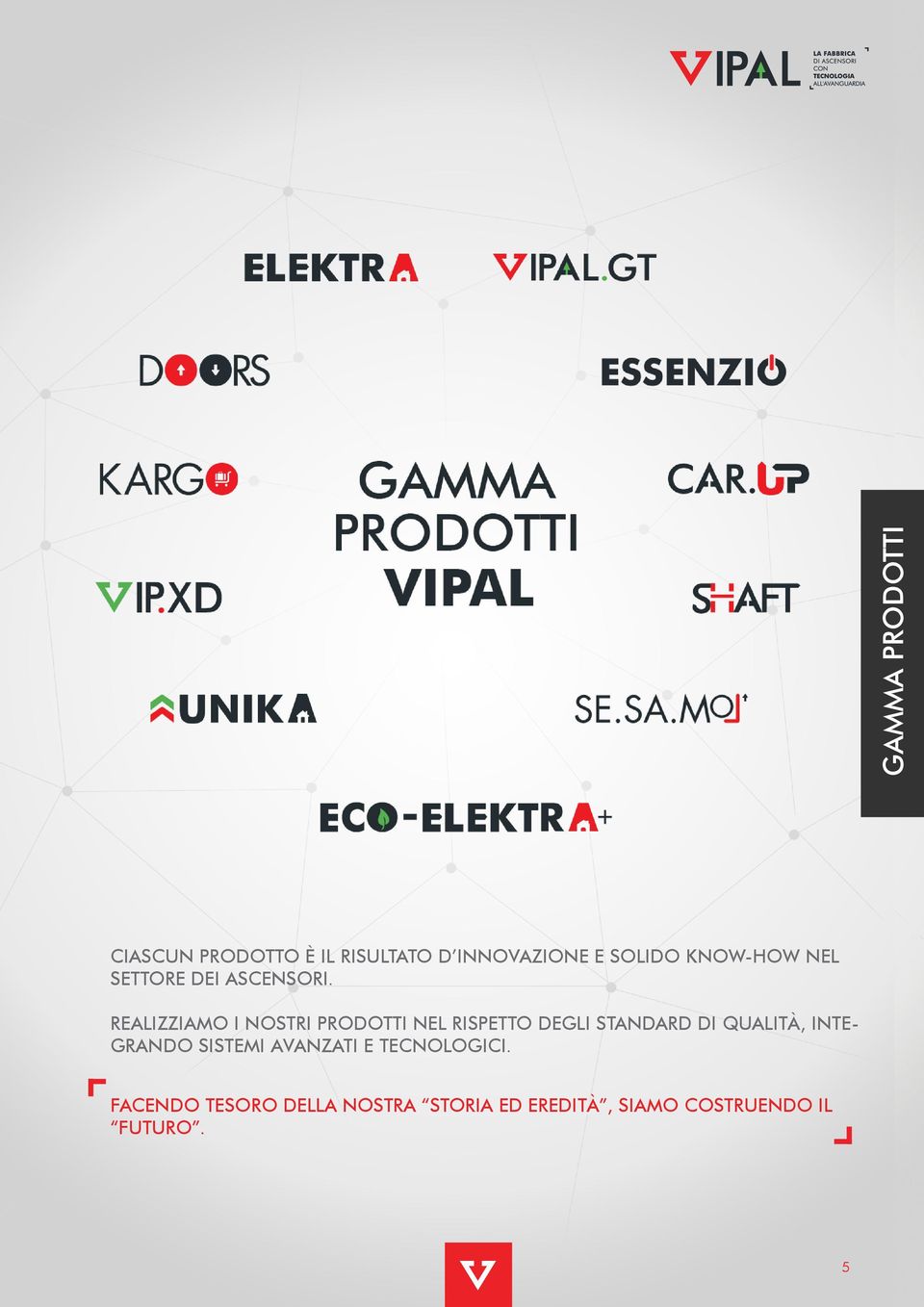 Realizziamo i nostri prodotti nel rispetto degli standard di qualità,