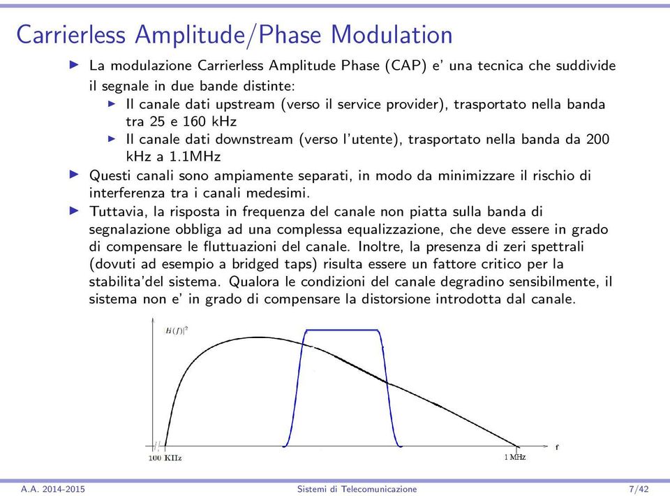 1MHz Questi canali sono ampiamente separati, in modo da minimizzare il rischio di interferenza tra i canali medesimi.