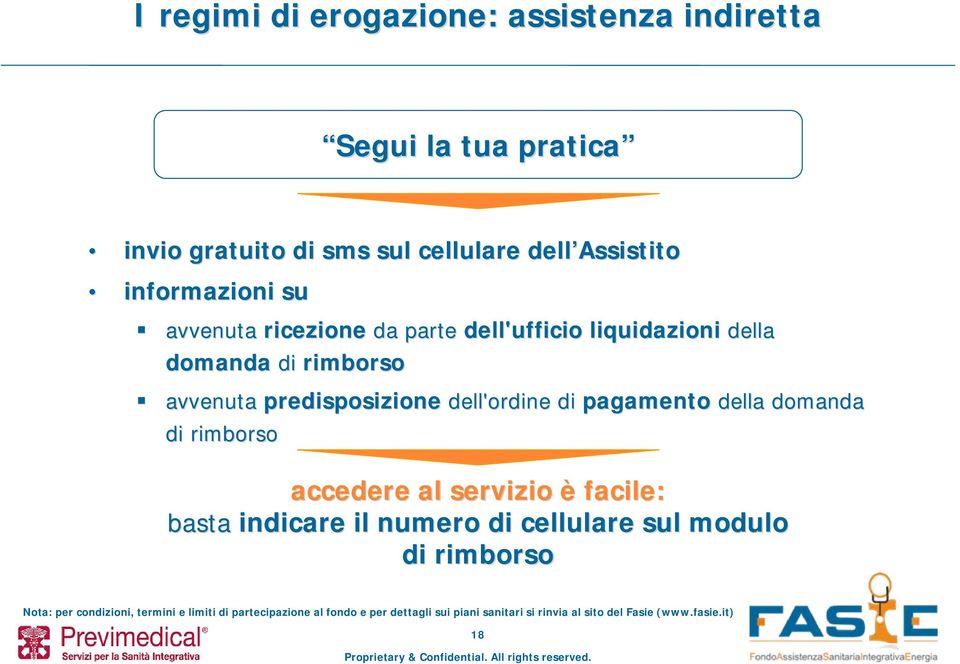 della domanda di rimborso avvenuta predisposizione dell'ordine di pagamento della domanda di