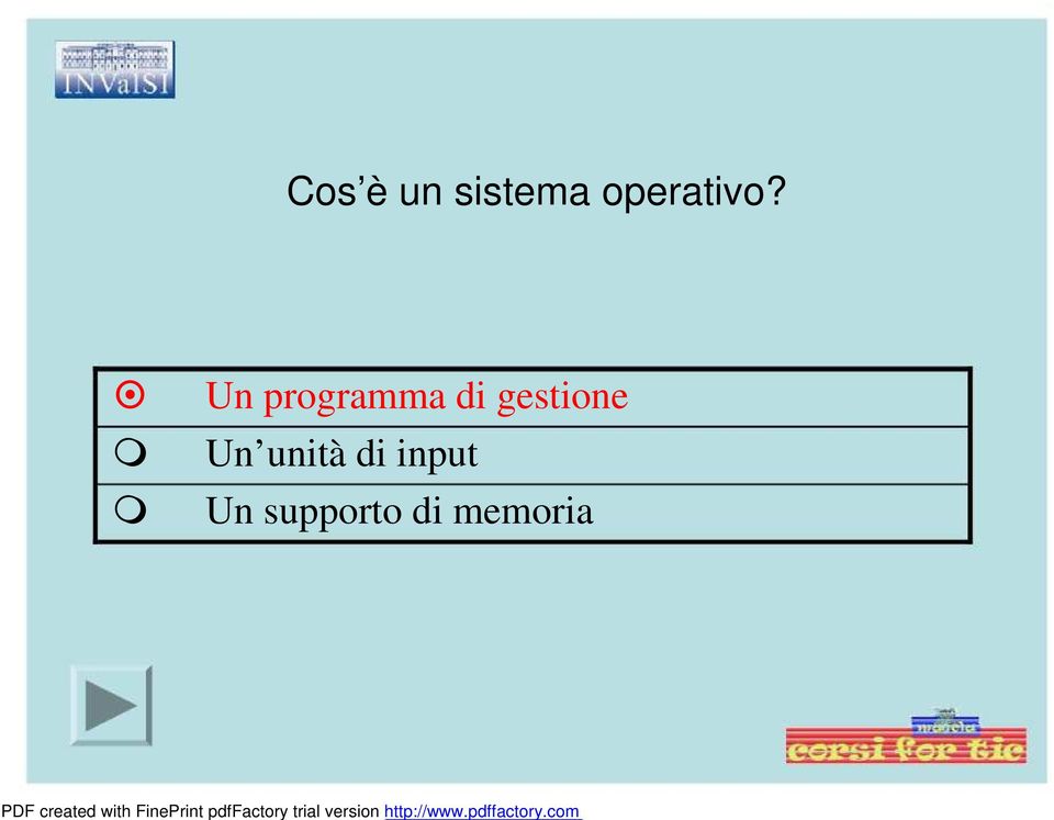 Un programma di