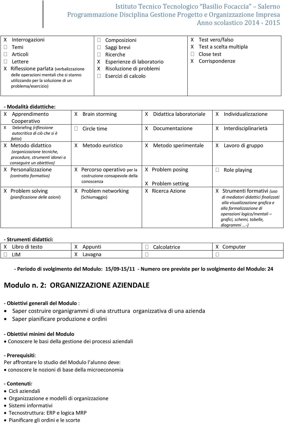 Debriefing (riflessione autocritica di ciò che si è fatto) Metodo didattico (organizzazione tecniche, procedure, strumenti idonei a conseguire un obiettivo) Personalizzazione (contratto formativo)