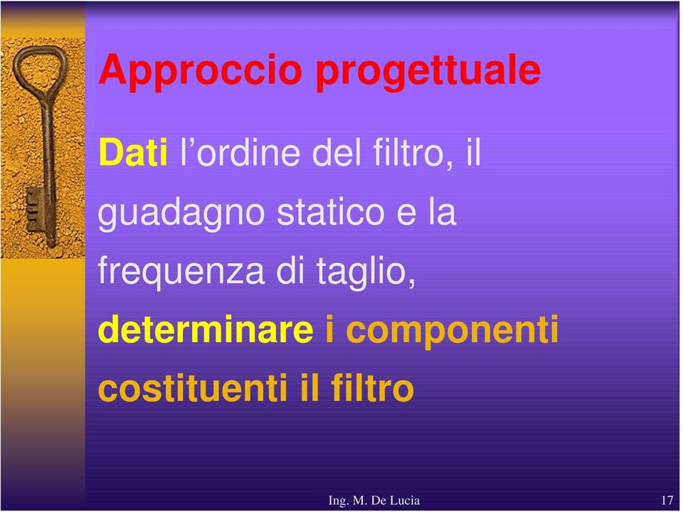 frequenza di taglio, determinare i