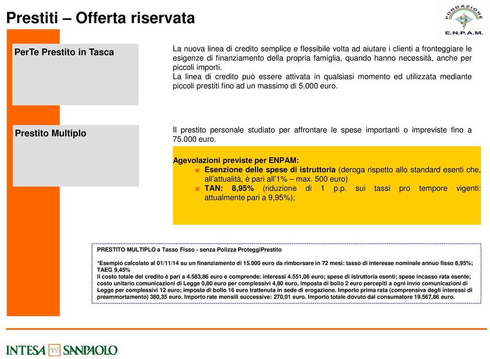 Prestito Multiplo Il prestito personale studiato per affrontare le spese importanti o impreviste fino a 75.000 euro.